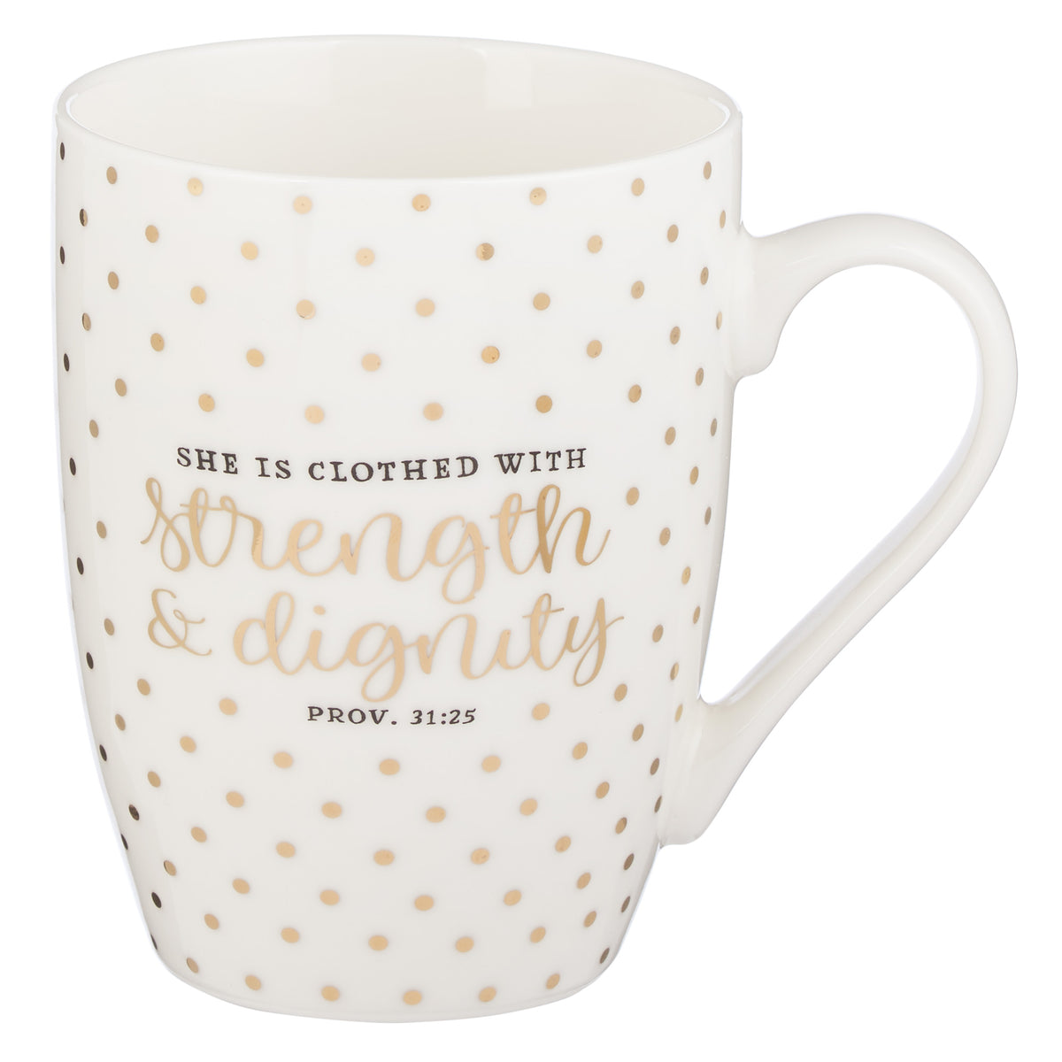 Strength and Dignity Pink Butterfly Garden Ceramic Coffee Mug with Exposed  Clay Base - Proverbs 31:25