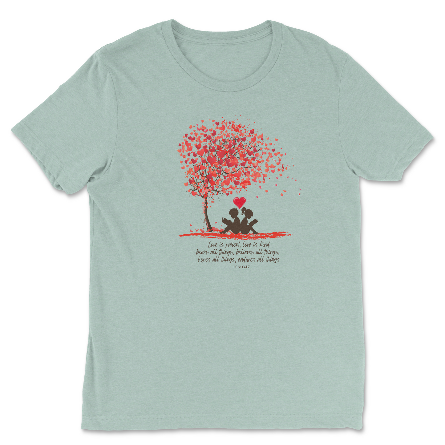 Love is Patience women shirt 1 Cor 13:4