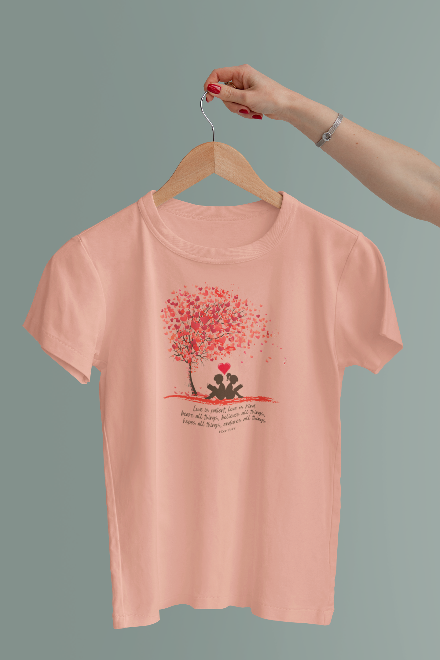 Love is Patience women shirt 1 Cor 13:4