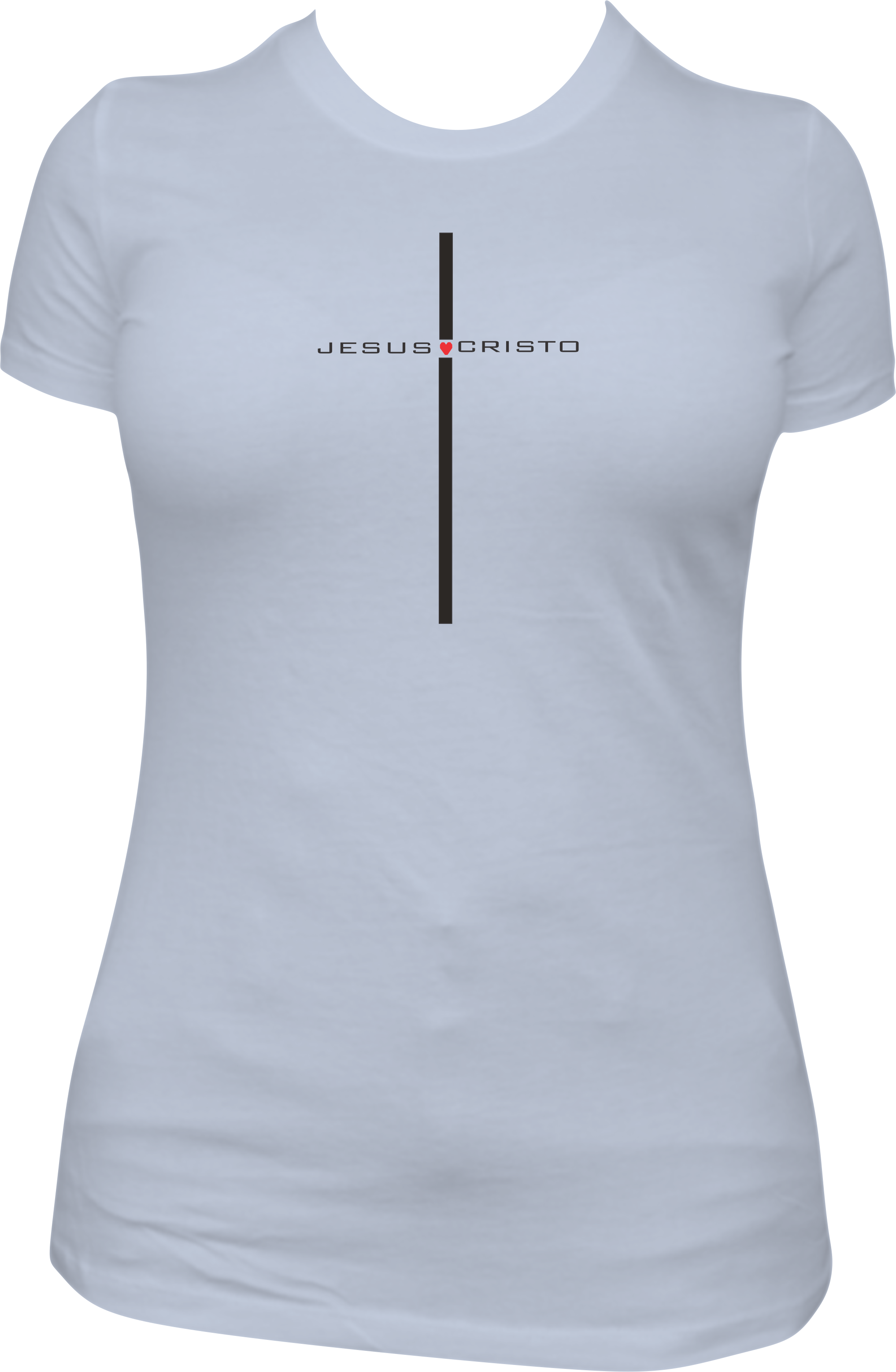 Women Christian Graphic T-Shirt "Jesus Corazon Cristo"