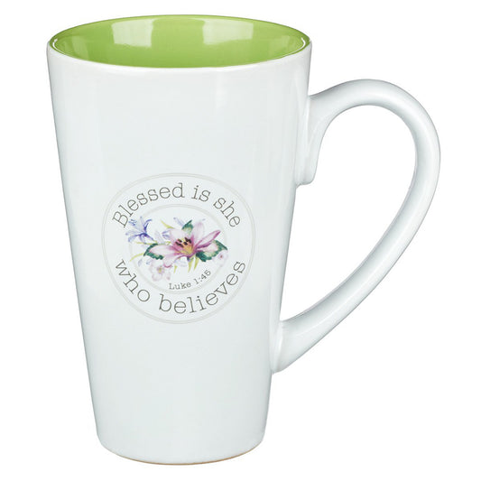 Blessing From Above Luke 1:45 Coffee Mug