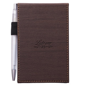 Blessed LuxLeather Pocket Notepad - Lk 1:45