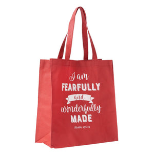 Fearfully And Wonderfully Made Tote Bag - Psalm 139:14